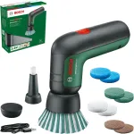 Bosch DIY & Garden Cordless Brush UniversalBrush Set, 3.6 Volt, Brush Grinder green/black, with accessory set