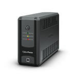 CyberPower UT850EG-FR katkematu toiteallikas (UPS) Line-Interactive 0,85 kVA 425 W 3 vahelduvvoolu pistikupesa(t)