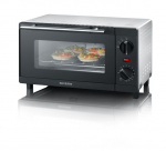 Severin TO 2052 toaster oven 9 L 800 W Black Grill