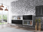 Cama elutoa m&ouml;&ouml;blikomplekt ROCO 16 (RO1+RO2+RO3+RO4) valge/valge/must