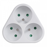 Triple electric socket MCE214