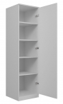 Topeshop SD-50 BIEL KPL magamistoa riidekapp/kapp 5 riiulit 1 uks(t) Valge