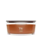 WoodWick Saffron Smoke wax candle Ellipse Brown 1 pc(s)