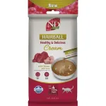 FARMINA N&D Quinoa Cat Hairball Cream with Chicken & Tuna box &ndash; cat treat &ndash; 4x15g