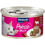 VITAKRAFT Po&eacute;sie Mousse veiselihaga m&auml;rg kassitoit 85g