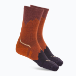 BUFF Merino Lightweight Crew Sock LWC3 Socks, Brown, L