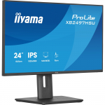 iiyama ProLite XB2497HSU-B1, LED monitor - 23.8 - black (matte), FullHD, IPS, HDMI, DP, USB hub, extended stand, 120Hz panel
