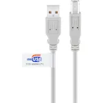 goobay USB 2.0 St.A-St.B grey 5m - UL Zertifiziert