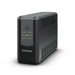 CyberPower UT650EG-FR katkematu toiteallikas (UPS) Line-Interactive 0,65 kVA 360 W 3 vahelduvvoolu pistikupesa(t)