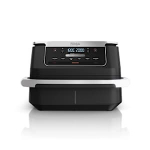Ninja AF550EU fryer Double 6.6 L Stand-alone 2470 W Hot air fryer Black, Silver