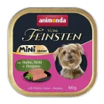 ANIMONDA Vom Feinsten Senior Mini Chicken with game and oregano - wet dog food - 100g