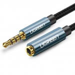 Ugreen pikenduskaabli adapter AUX minipesaga 3,5 mm 2 m (sinine)