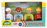 Play figures set moving legs