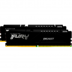 Kingston FURY DDR5 - 16GB -6000 - CL - 30 (2x 8 GB) dual kit, memory (black, KF560C30BBEK2-16, Fury Beast, INTEL XMP, AMD EXPO)
