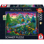Schmidt Spiele Michael Fishel: Fantastic fairy tale world (1000 pieces)