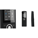 Snom m25 DECT handset with charging cradle