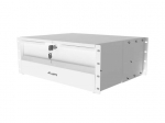 Lanberg 19" Rack Cabinet Drawer 4U 360 mm Grey (4U/483 &times; 360 mm, Load Capacity up to 90 kg, 4-Point Mounting)