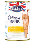 BUTCHER'S Delicious Dinners kana tarretisega t&uuml;kid - m&auml;rg kassitoit - 400g