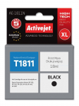 Activejet AE-1811N tindikassett (Epson 18XL T1811 asendus; Supreme; 18 ml; must)