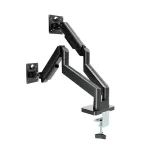 Gembird MA-DA2-06 lauale kinnitatav reguleeritav kahe monitorivars 17"-32", must