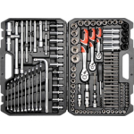 Yato YT-38872 mehaanika t&ouml;&ouml;riistakomplekt 128 t&ouml;&ouml;riista