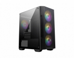 MSI MAG Forge M100A Micro Tower must, l&auml;bipaistev