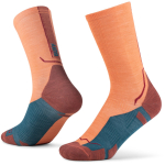 BUFF Merino Lightweight Crew Sock LWC4 Socks, Orange L