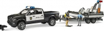 Dodge RAM 2500 Police Pickup with boat