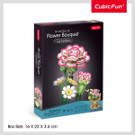 Puzzle 3D Flower bouquet - Carnations