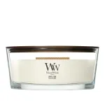 Scented Candle, Ellipse WOODWICK White Teak, 1 piece