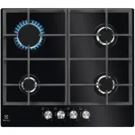 Electrolux KGG6426K must sisseehitatud 56 cm gaasipliit 4 tsoon(i)