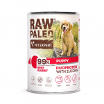 RAW PALEO Duoprotein veise- ja k&uuml;&uuml;likulihaga kutsikatoit - m&auml;rg koeratoit - 400g