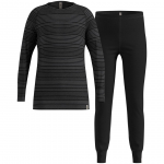 Odlo pikk ACTIVE WARM ECO SET laste aluspesukomplekt, suurus 116 cm, must ja hall