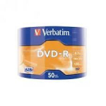 DVD-R MEDIA 4.7GB 16X 50-PACK/VERBATIM VER43788 MEDIARANGE
