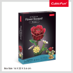 Puzzle 3D Flower bouquet - Roses