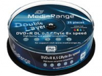 DVD+DL 8x CB 8,5GB MediaR Pr 25 sztuk