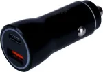 Akyga AK-CH-16 car charger 36W USB-A + USB-C PD Quick Charge 3.0 5-12V / 1.5-3A black