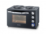 Severin TO 2074 toaster oven 30 L 2500 W Black Grill