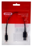 UNITEK kaabel USB-C - USB-A 3.1,M/M,0.25M, Y-C490BK