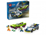 LEGO CITY 60415 POLITSEIAUTO JA LIHASAUTO TAGASIJ&Otilde;UD