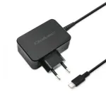Qoltec 51024 mobiilseadme laadija universaalne must vahelduvvoolu kiirlaadimine siseruumidesse
