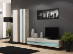 Cama Elutoa kappide komplekt VIGO NEW 5 sonoma/valge l&auml;ikega