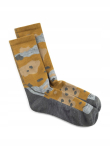 BUFF Merino Lightweight Crew Sock LWC2 Umber Socks, Yellow L
