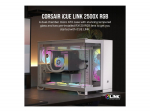 CORSAIR 2500X LINK TG mATX Mid Tower Wh
