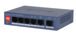 Switch|DAHUA|CS4006-4ET2GT-36|Switch type Managed|Switch layer L2|Form factor Desktop/Wall-Mounting|6xRJ-45 ports|RJ-45 Ports Type Gigabit Ethernet (10/100/1000)|4xFast Ethernet (copper) ports quantity|2xGigabit Ethernet (copper) ports quantity|Power ...