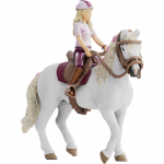 Schleich Horse Club Sofia & Blossom, brown toy figure