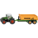 SIKU 1989 FARMER Fendt with hook lift chassis and trough