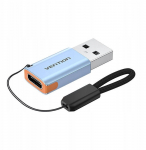 USB 3.1 adapter USB-A-st USB-C-ni, alumiiniumist, smuutiga