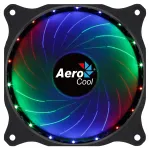 Aerocool COSMO12FRGB arvutiventilaator 12 cm LED RGB Molex pistikuga vaikne must