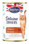 BUTCHER'S Delicious Dinners t&uuml;kid hirvelihaga tarretises - m&auml;rg kassitoit - 400g